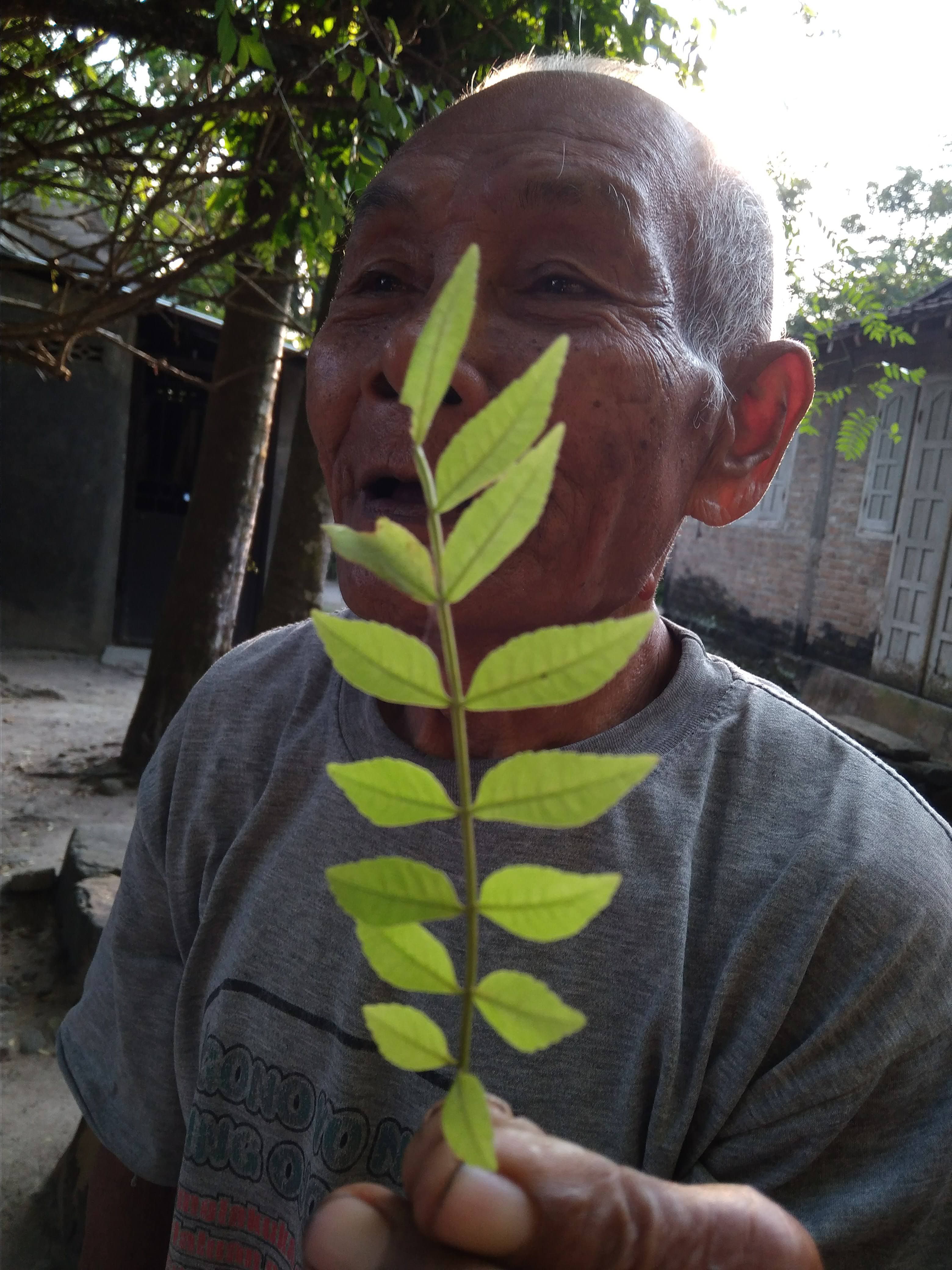 Pelaku Ritual Tetamban Mbah Gom